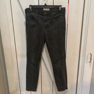 Madewell black hi rise skinny jeans 28